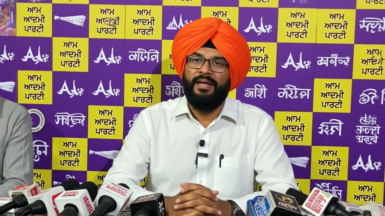 AAP Leader Kuldeep Dhalival Blames BJP for Amritsar Bomb Blasts
