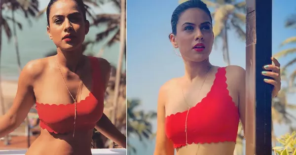 Naagin 4 Actress, Nia Sharma, In Red Bikini Is Too Hot To Handle.
