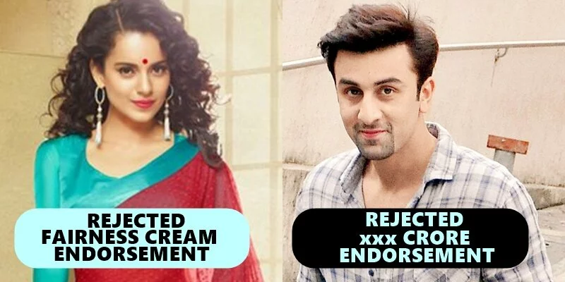 8 Bollywood Celebrities Who REJECTED High-Paying Endorsements For Humanity!