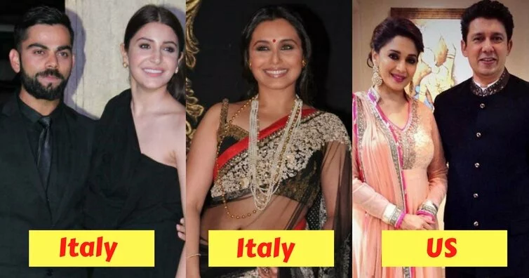 Bollywood Celebrities Who Chose To Get Married Outside India!