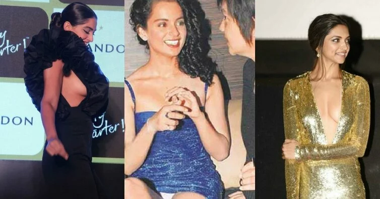Moments When The Bollywood Actress Embarrassed After Wearing The Wrong Dresses In Public!