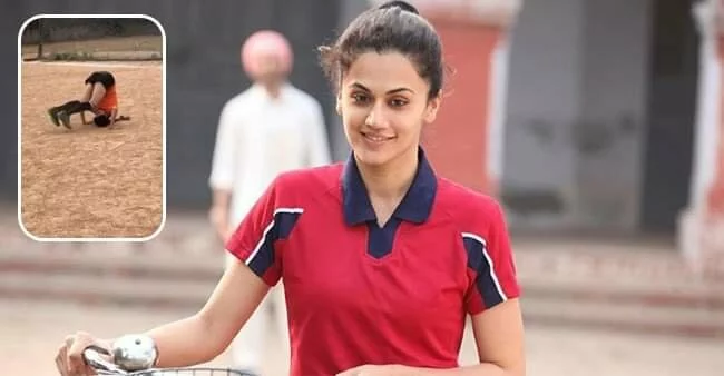 When Taapsee Was Punished To Do Somersaults By Coach Sandeep On The Sets Of Soorma, Video Inside!