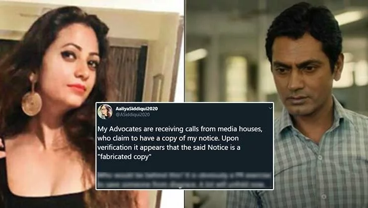 Nawazuddin Siddiqui’s Wife Aaliya Lashes Out At Actor’s PR Team For LEAKING ‘fabricated Legal Notice’