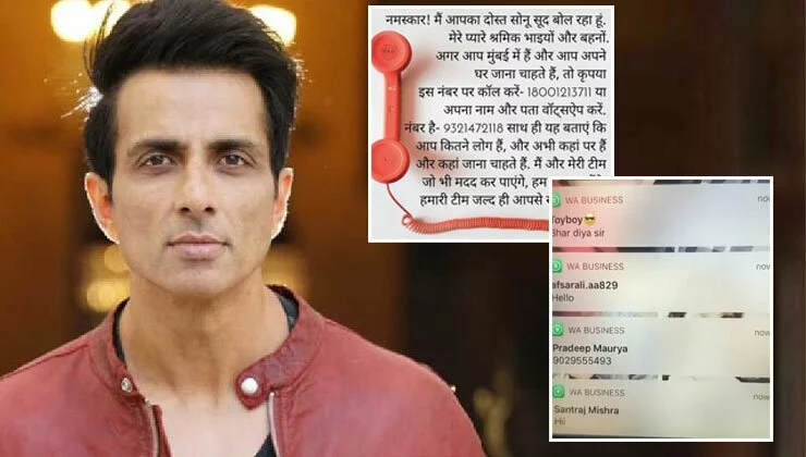Sonu Sood Receives Humongous Response After He Releases Helpline Number For Migrant Labourers
