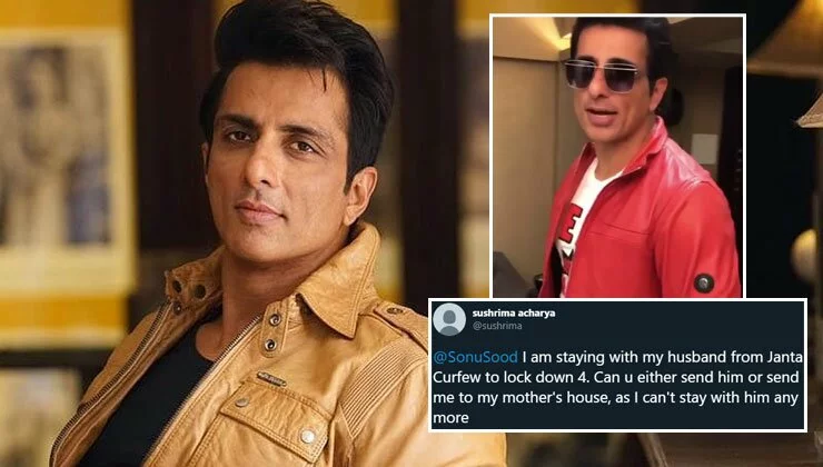 Sonu Sood Has An EPIC Reply To A Woman Who Said She Can’t Stay Anymore With Her Husband In This Lockdown